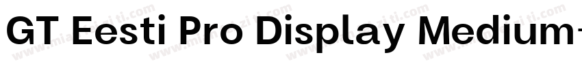 GT Eesti Pro Display Medium字体转换